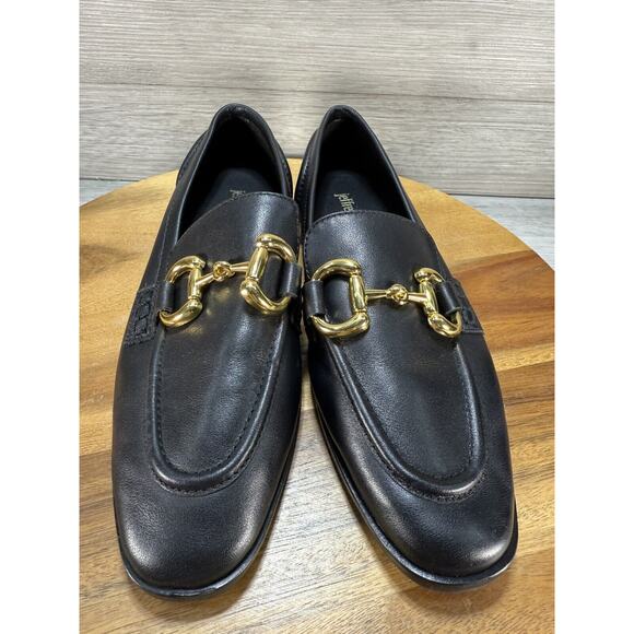 Jeffrey Campbell Leather Loafer Velviteen Matte Black TEXTBOOK Size 5.5 - Picture 3 of 7